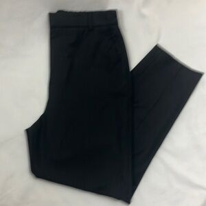 Black Zara high waisted cropped pants size 2